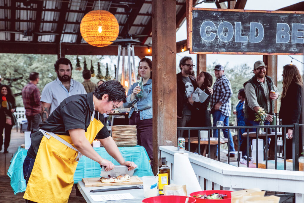 Back Deck at Drift Out West Food Event