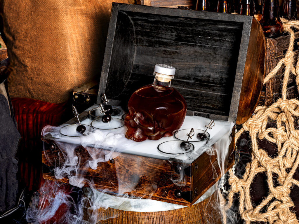 The Dead Man’s Chest cocktail is served at Shipwreck’d, which runs July 1 through Aug. 30 at The Eleanor in downtown Austin.
