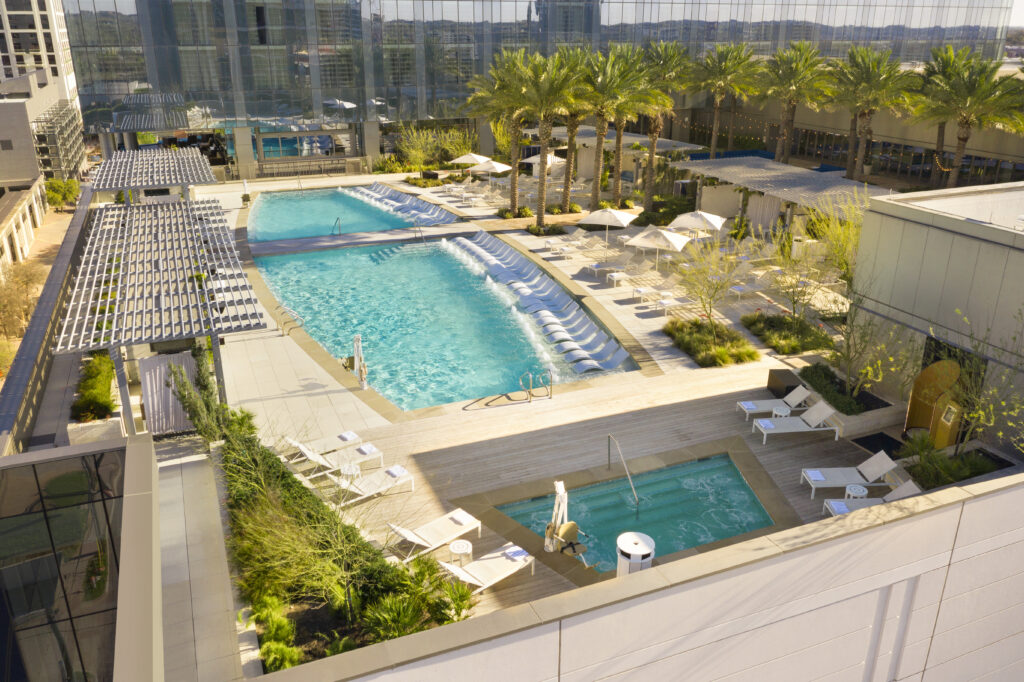 Fairmont Austin – Pool – Drone – 1444508