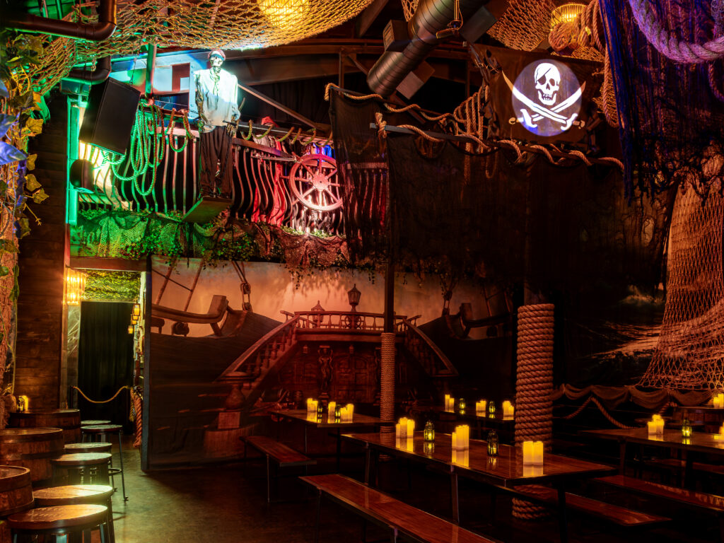 The Eleanor transforms into Shipwreck’d, a pirate-themed summer cocktail pop-up in downtown Austin.