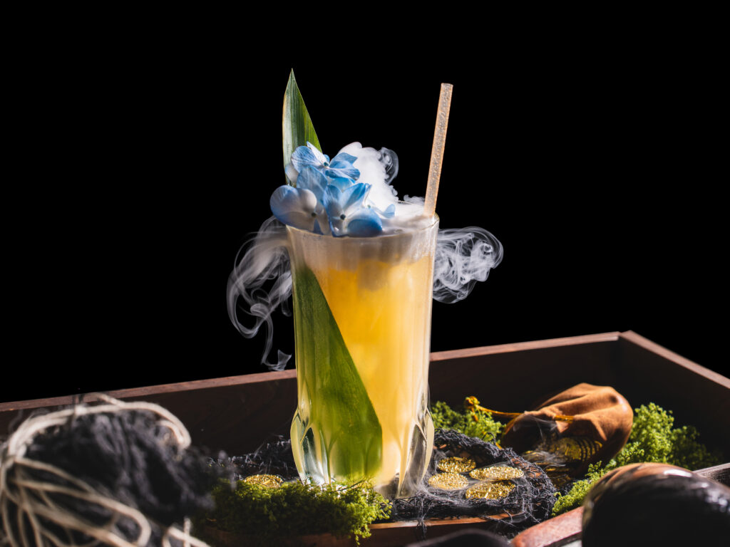 Siren's Song cocktail is served at Shipwreck’d.