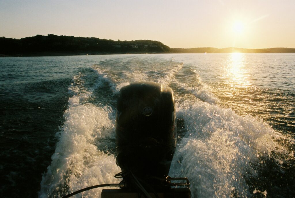Boating on Lake Travis