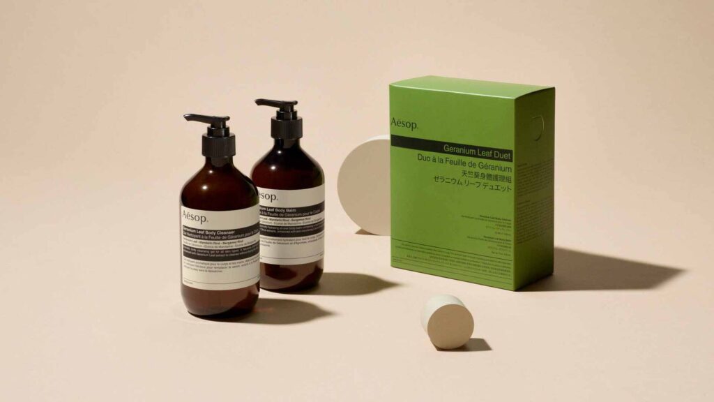 Aesop's Geranium Leaf Body Care