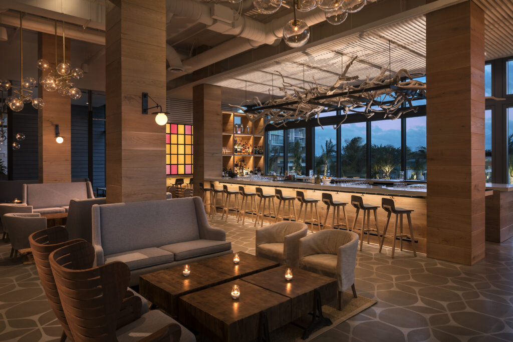 Ave bar and restaurant at Kimpton Seafire Resort + Spa