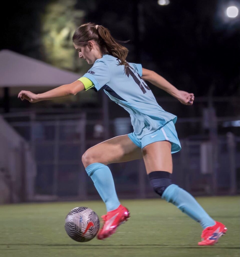 Maya Tackett plans to continue playing soccer at Oberlin College. (Photo courtesy of McCallum High School) 