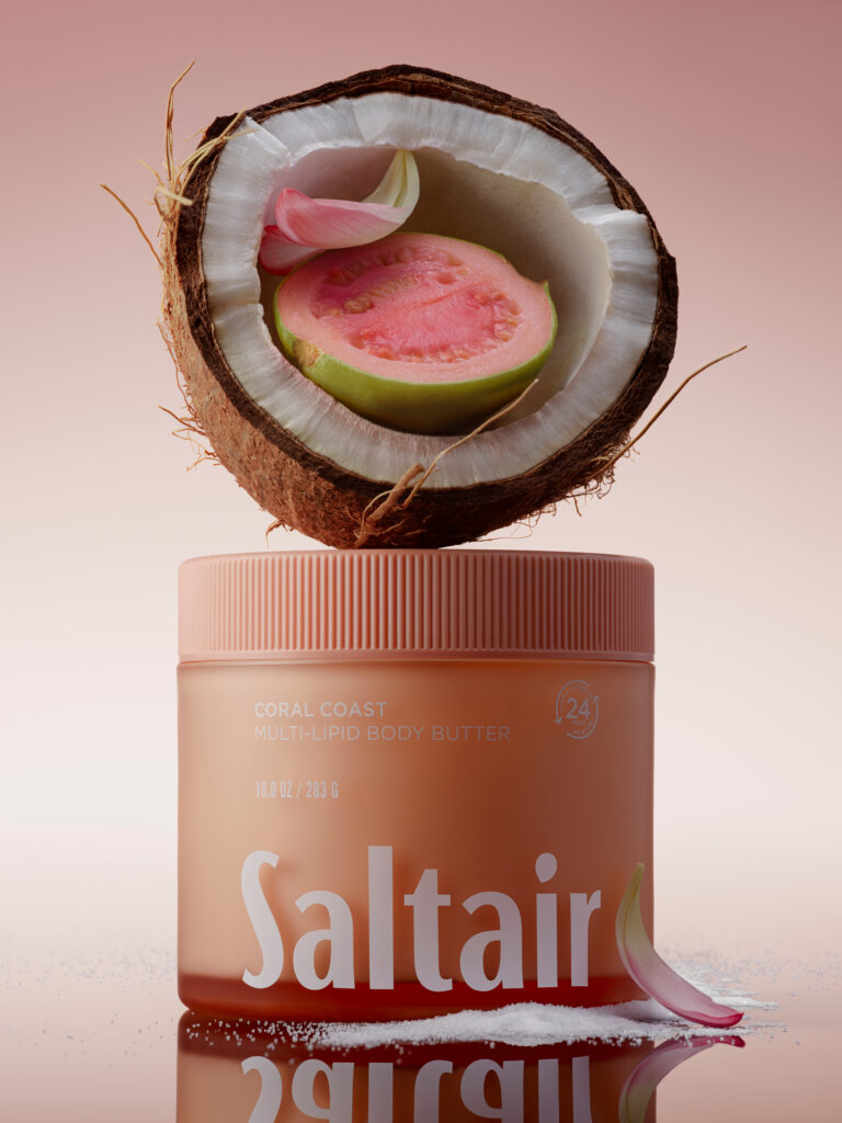 The body butter from Saltair's Coral Coast collection