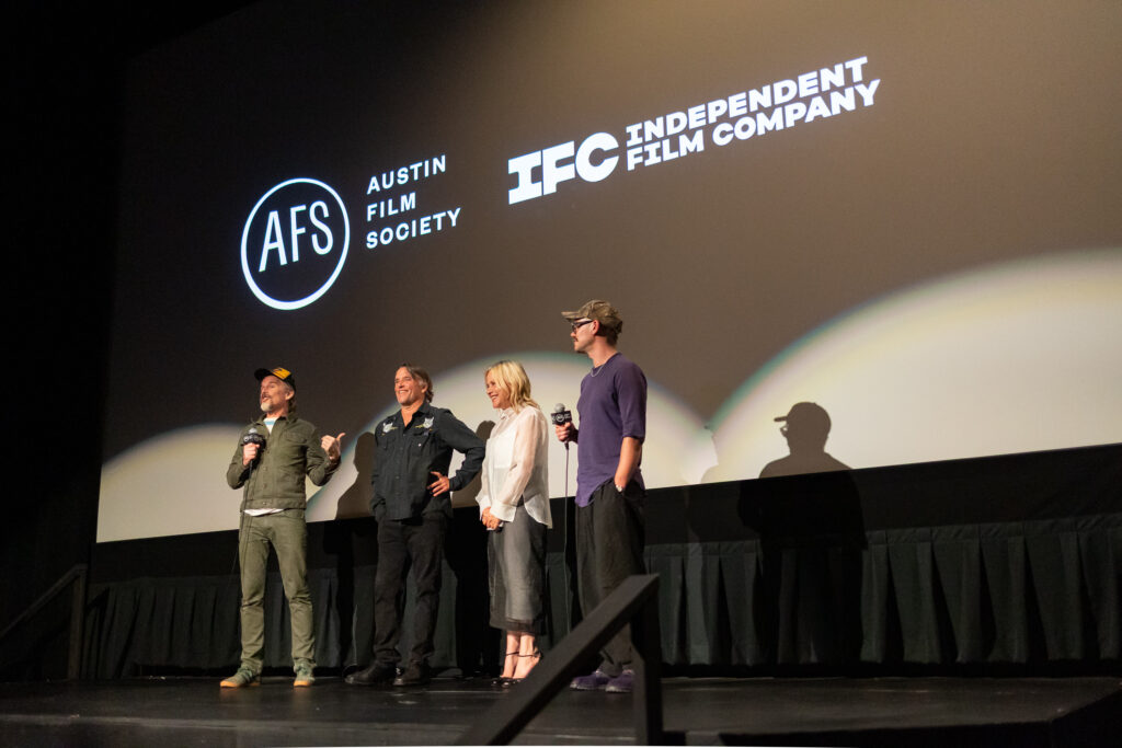 Ethan Hawke, Richard Linklater, Patricia Arquette and Ellar Coltrane