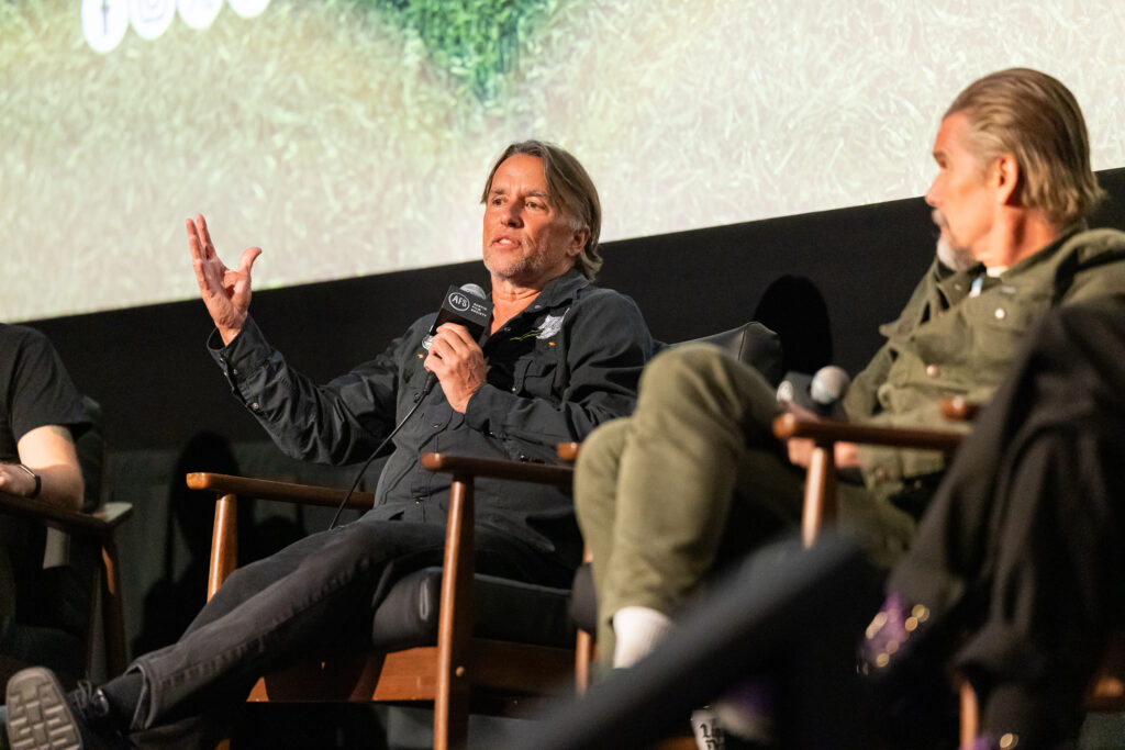 Richard Linklater and Ethan Hawke.