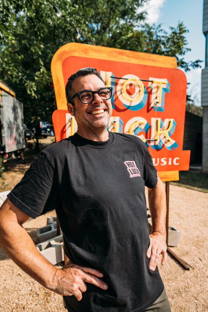 Aaron Franklin, co-founder of Hot Luck and owner of Franklin Barbecue.