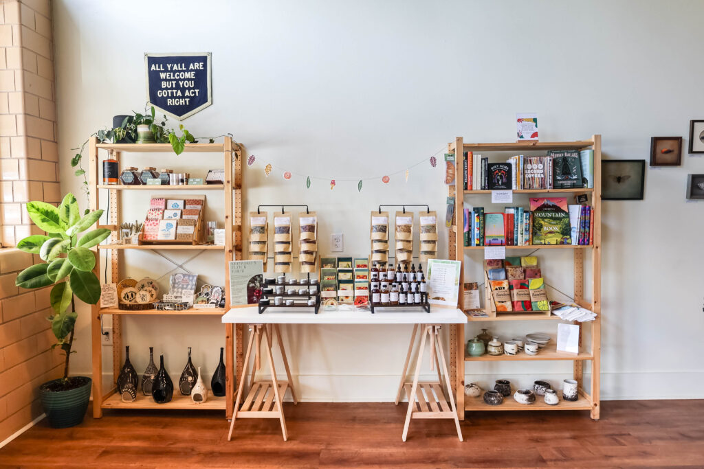 Lo-Fi Studio & Coffee House features a retail selection of goods from Elgin-based artists, makers and small businesses.