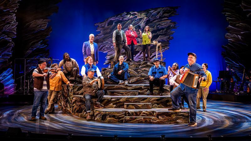 Cast of "Come From Away" at Zach Theater in Austin.