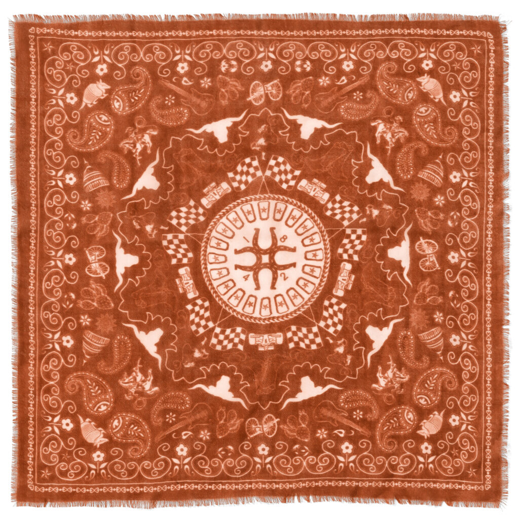 Photo by Skylar Matas – Cashmere Longhorn Scarf (2)