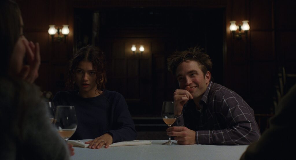 Robert Pattinson and Zendaya in "The Drama." (Courtesy of A24)