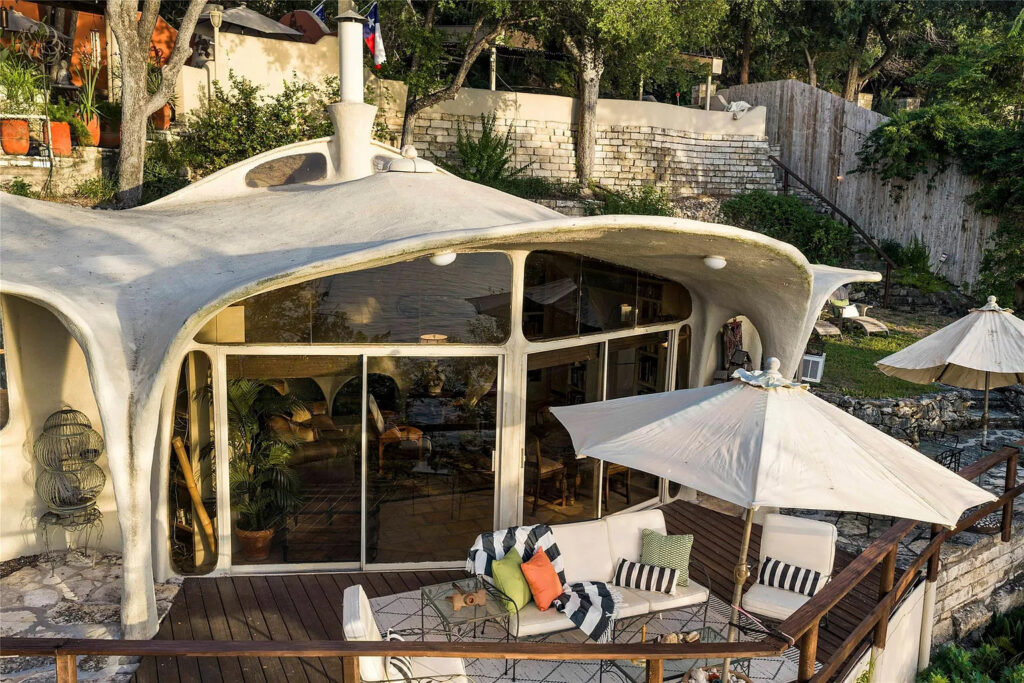 The “Mushroom Home” on Lake Travis