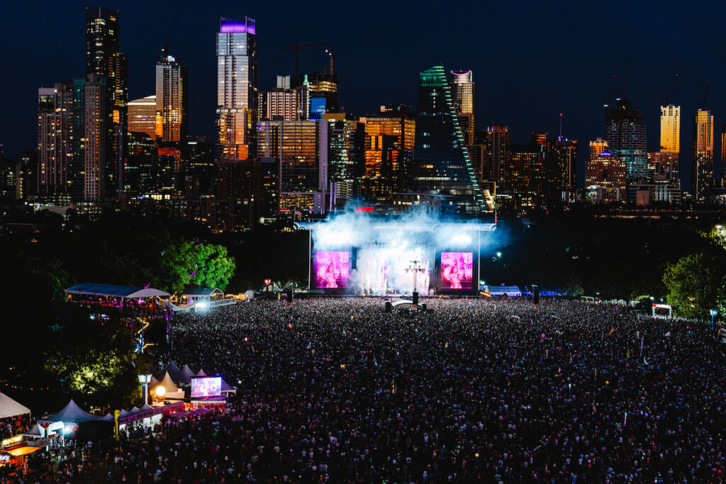 Chappell Roan crowd at ACL W1 2024 (photo by captured by Chad Wadsworth)