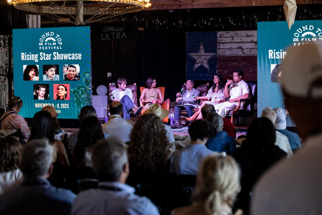 Rising Star Panel – Charlie Howe, Paulina Chavez, Richard Robicheaux, Ayden Mayeri, Greg Tarzan Davis. (PC_ Ben Porter Photography)