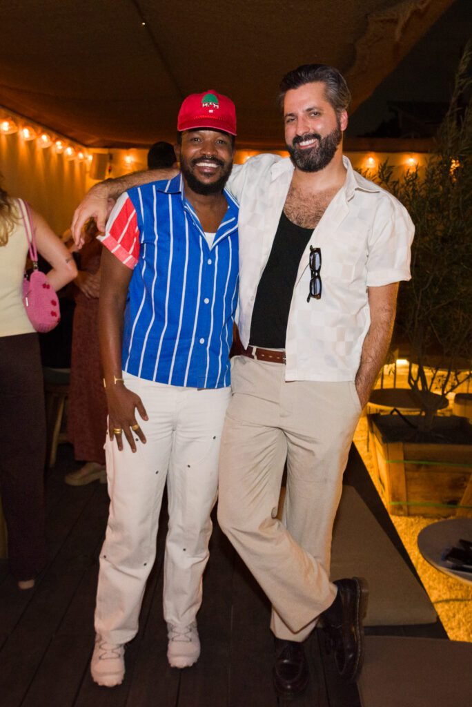 Drake and Roy Muyinza. (Photo by John Pesina)