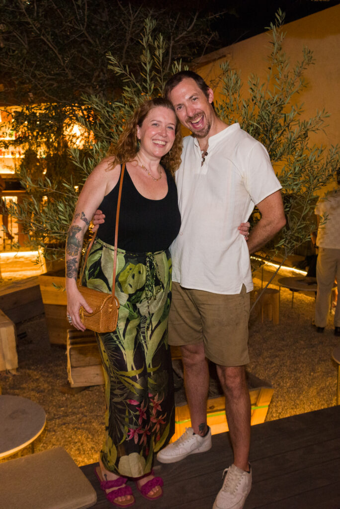 Veronica Meewes and Eric Scott. (Photo by John Pesina)