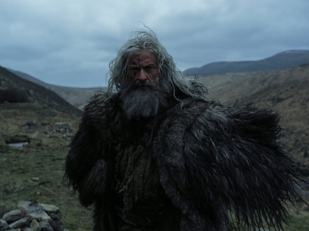 Hugh Jackman stars as Robin Hood in “The Death of Robin Hood,” streaming on HBO Max. (Courtesy of A24)