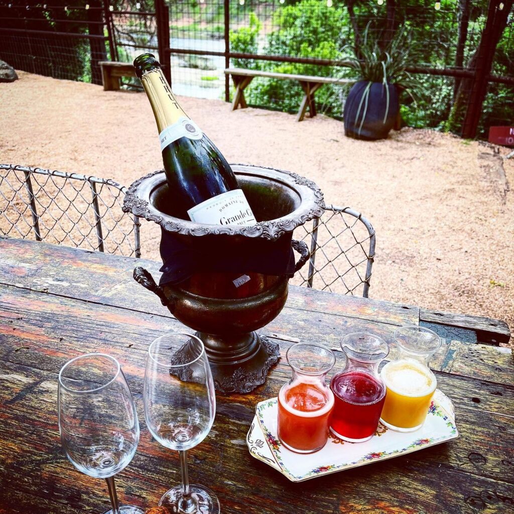 Jacoby’s Restaurant & Mercantile offers riverside dining overlooking the Colorado River.