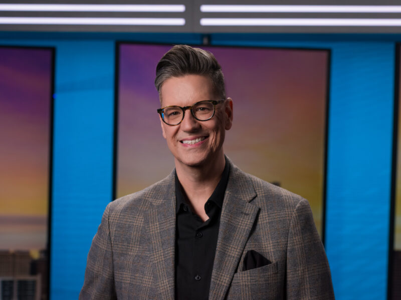Trevor Scott, host of CBS Austin’s “We Are Austin.” (Photo by John Pesina Photography)