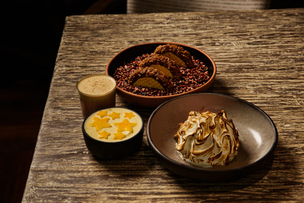 A selection of desserts at Escuela Fino in Austin.