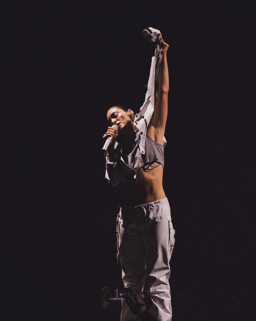 Lorde performing at of ACL Fest 2026