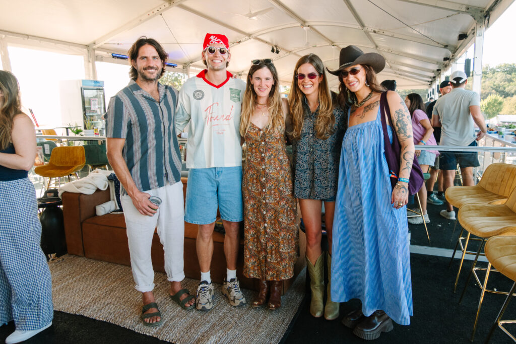 Alex Faherty, Austin Hiller, Kerry Docherty, Amelia HIller, Taylor Joy Riley at ACL Festival