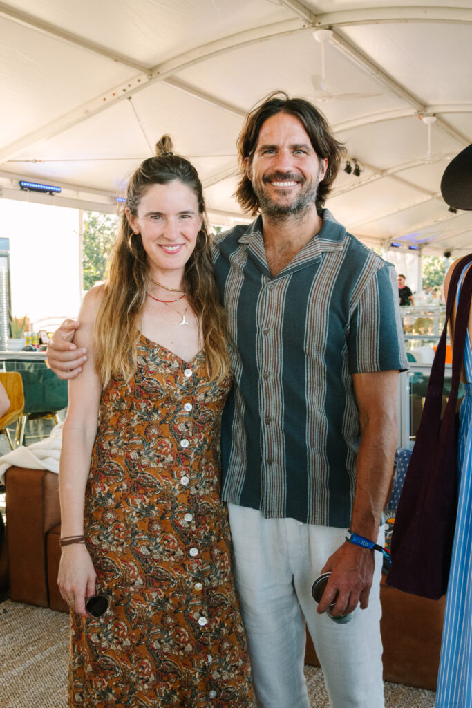 Kerry Docherty and Alex Faherty, co-founders of Faherty at ACL Festival.