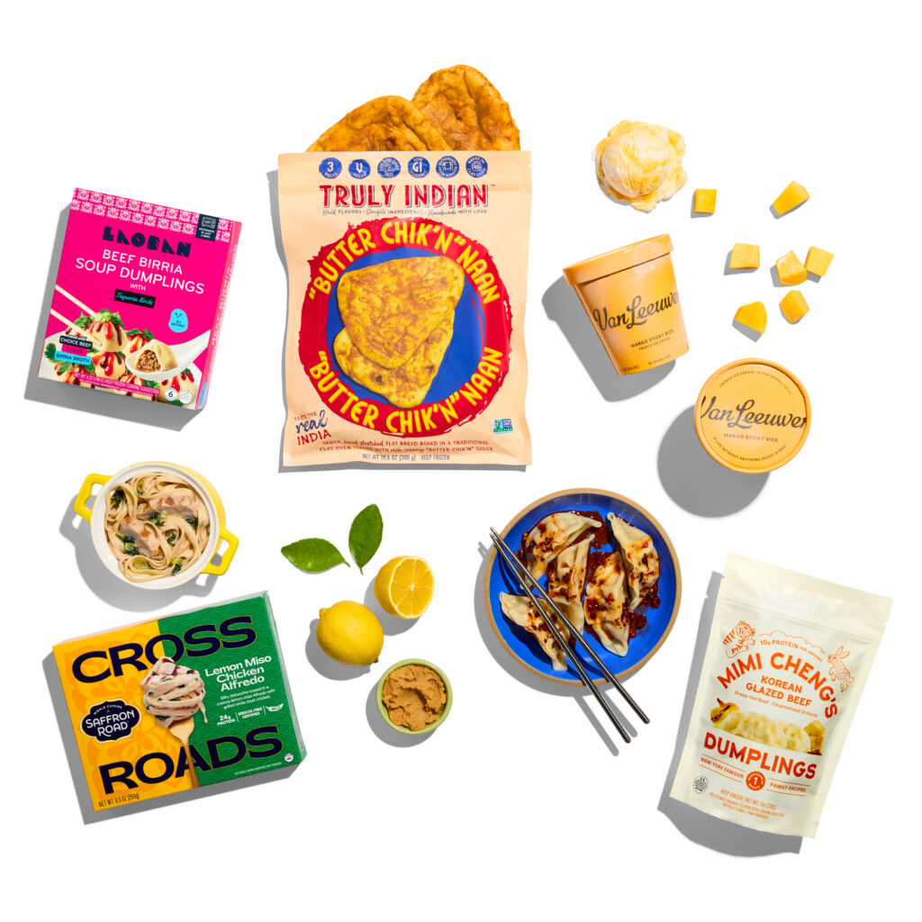 Products that reimagine familiar dishes in new formats are featured in Whole Foods Market’s 2027 trend forecast.
